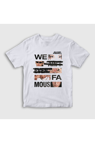 Presmono Tricou unisex pentru copii, alb, K-Pop AllDay Project, 596982tt