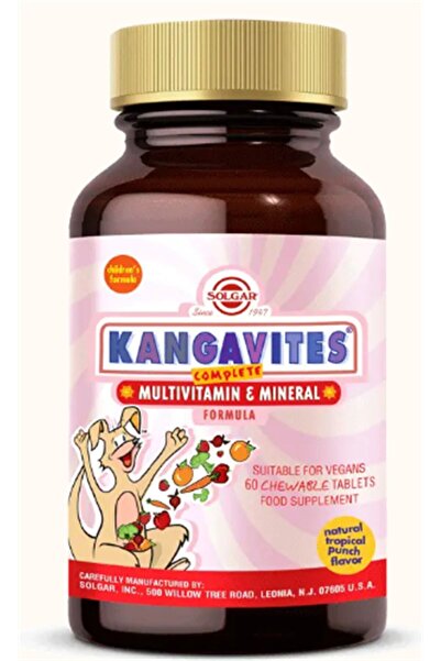 Solgar Kangaroo Multi-Vit.& Mın.60 Chewable Tablets