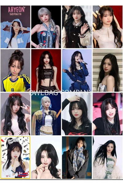 OWLBAG COMPANY OWL BAG Babymonster - Набір з 16 фотокарток з малюнком Ahyeon