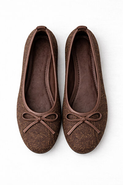 FootFrenzy حذاء باليه نسائي من Lisa بتفاصيل فيونكة أنيقة للاستخدام اليومي، مر...