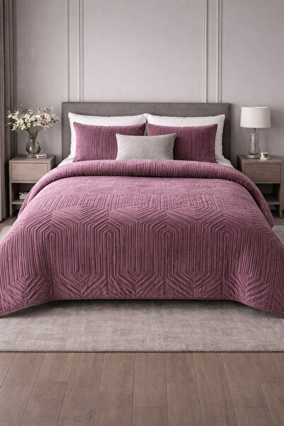 Özdilek Prestige Çift Kişilik Kabartma Desenli Battaniye - YABAN MERSİNİ