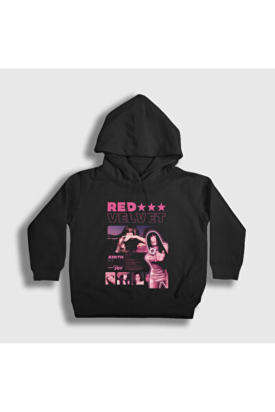 Presmono Унисекс детска черна Irene Seulgi Wendy Yeri Joy Red Velvet суитшърт...