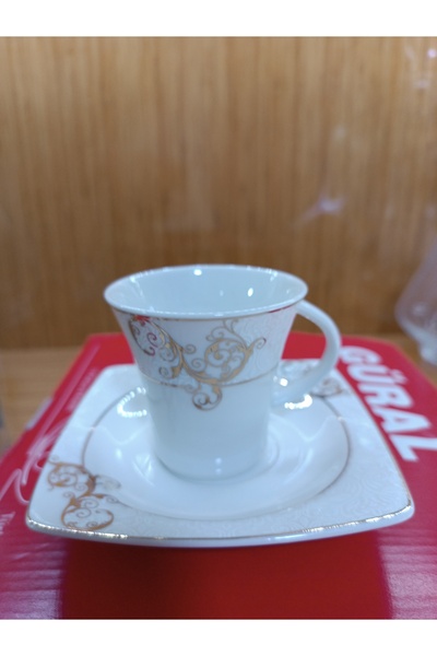Güral Porselen kahve fincanı 6lı