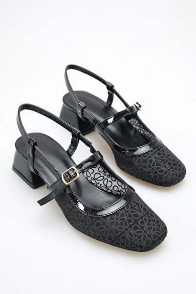 ich1one حذاء مودينا نسائي بكعب من الدانتيل - كعب 5 سم، مناسب للاستخدام اليومي...