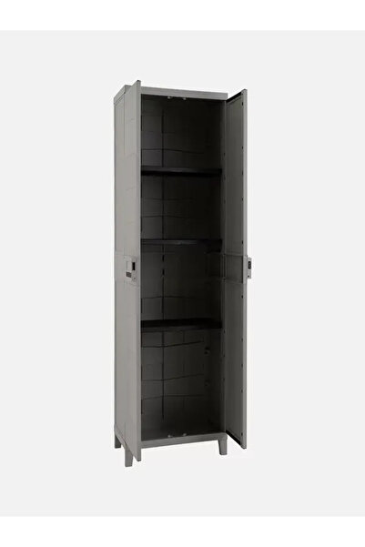 Sadece Nette Plastik Dolap 3 Raflı Bahçe Balkon Dolabı 65x40x172