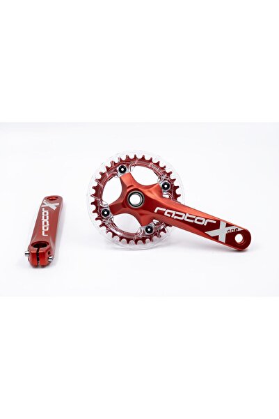 SARİSSA BİSİKLET Raptor 34T Tek Yaprak Şeffaf Muhafazalı Aynakol Seti Göbek+A...