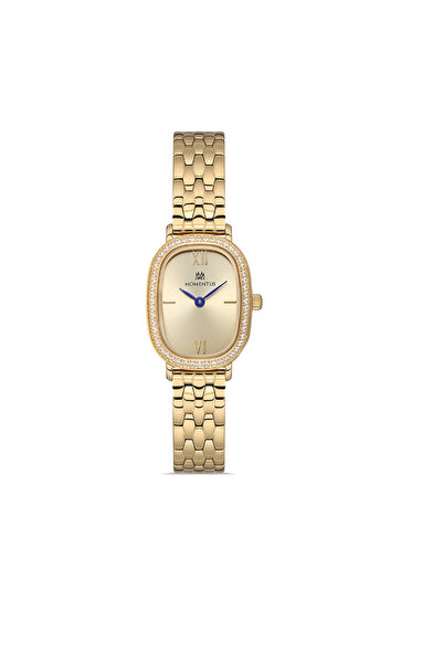 Momentus Stoned Gold Color Women's Wristwatch Ss224G 08Sg