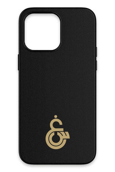 Galatasaray iPhone 14 Pro Max Uyumlu Gayin-Sin Arma Deri Magsafe Lisanslı Tel...