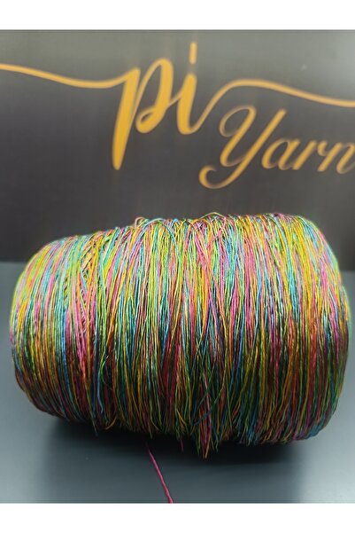 Pİ Yarn Azeta Filati Borabora %100 Viscose Imported Yarn Colored 200Gr