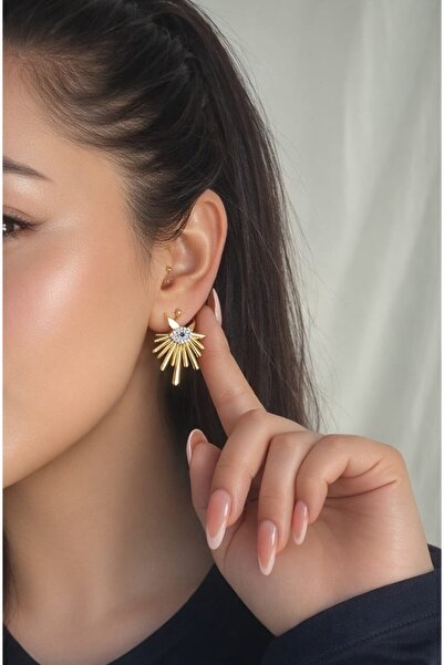 Luxury Femmes Trend Altın Kaplama Kadın Küpe I Lüks Görünüm I Kararma Yapmaz