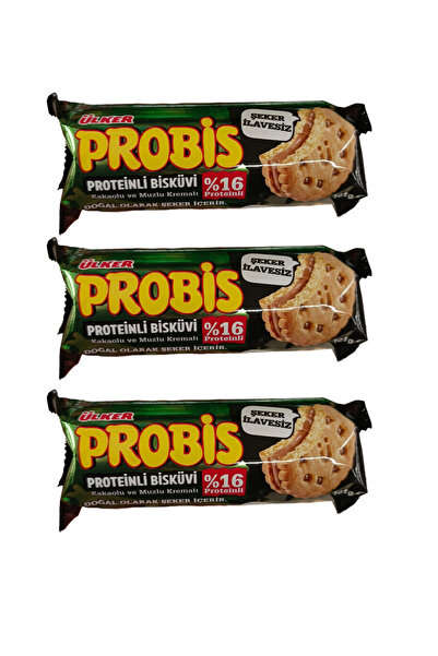 KMS HOME Genel Markalar Probis % 16 Proteinli ŞEKER İLAVESİZ Muzlu Sandviç Bi...