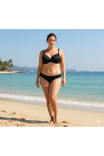 Argento Ayarlanabilir balenli toparlayıcı tek bikini üstü