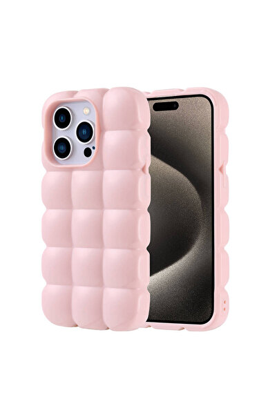 Ceponya حافظة آيفون 15 برو من السيليكون اللامع المرن مع غطاء دوم دوم للحماية ...