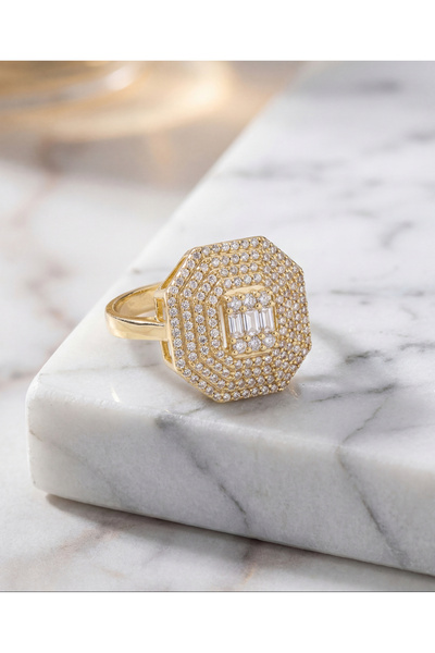 Çelikoğlu Kuyumculuk 14 AYAR ALTIN BAGET YÜZÜK 4,32 GR