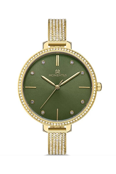 Momentus Taşlı İnce Kordonlu Kadın Kol Saati SS231T 15SG