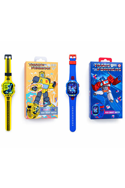 PUKON 2pcs Transformers Kids Smart Watch – Touch Screen Digital Cartoon Watch...