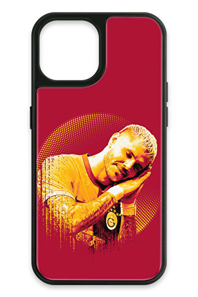 Galatasaray iPhone 15 Uyumlu Mauro Icardi Uyku Cam Lisanslı Telefon Kılıfı
