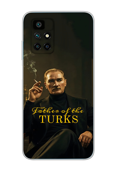 moonset Redmi 10 2022 Uyumlu Baskılı Yumuşak Silikon Şeffaf Telefon Kılıfı