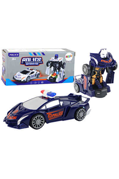 Three top online Mașină robot poliție bleumarin 2 în 1 transformabilă