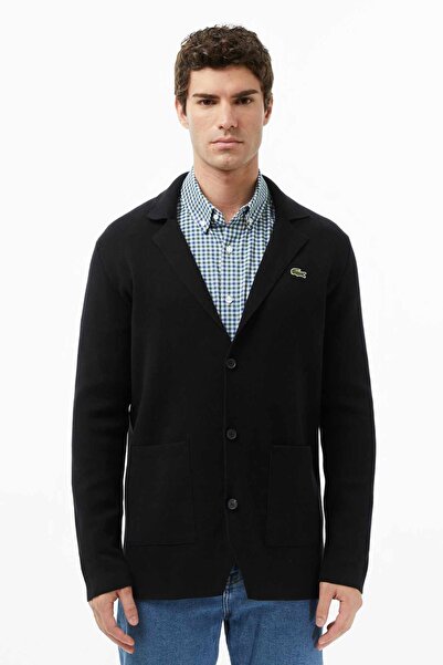 Lacoste Men's Classic Fit V Neck Cardigan Men's Classic Fit V Neck Knitwear C...