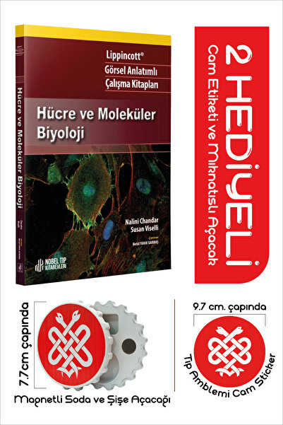 Nobel Tıp Kitabevleri Lippincott Hücre ve Moleküler Biyoloji Resimli Renkli G...