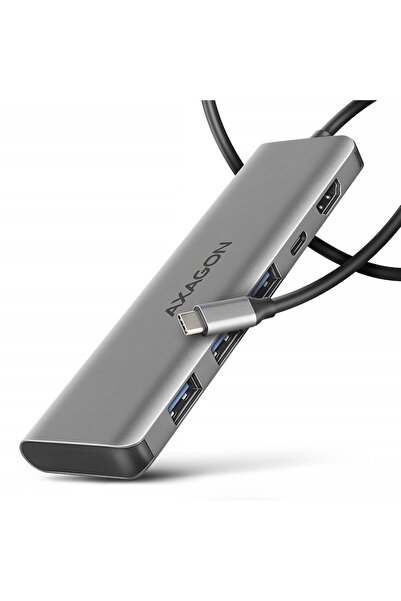 Axagon Hub USB HMC-5H, HDMI, 3x USB-A, USB-C, PD 100W