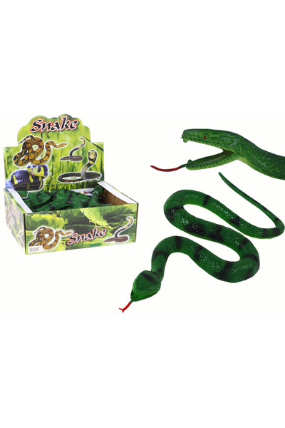 Three top online Șarpe verde de cauciuc cu pete negre