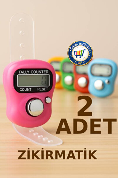 Mrt 2 Adet Zikirmatik Dijital Sayaç Pratik Yüzük Tesbih Çekme Salavat Ve Ziki...