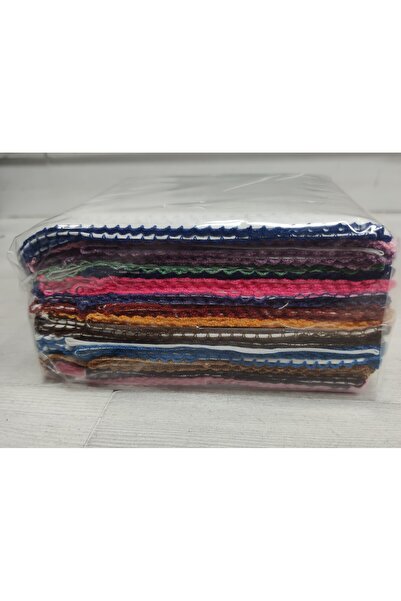 goldyazma Gold İç Baş Örtüsü % 100 Pamuklu 5 Li Paket Tülbent Kenarları Oyalı...