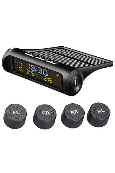 gaman Güneş Enerjili Araç Lastik Basınç Ölçme İzleme - Lastik Basıncı Takip etme