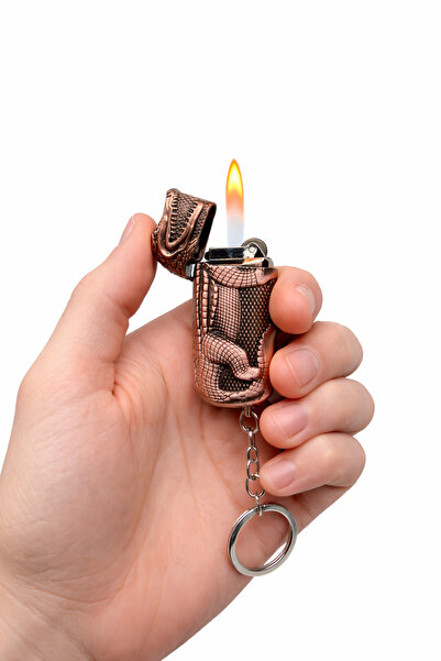 GoldEagle Timsah Desenli Anahtarlık Çakmak