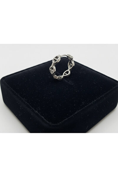 Silver Hunters Erkek Gümüş Küpe Barlı Model 925 Ayar Gümüş Küpe