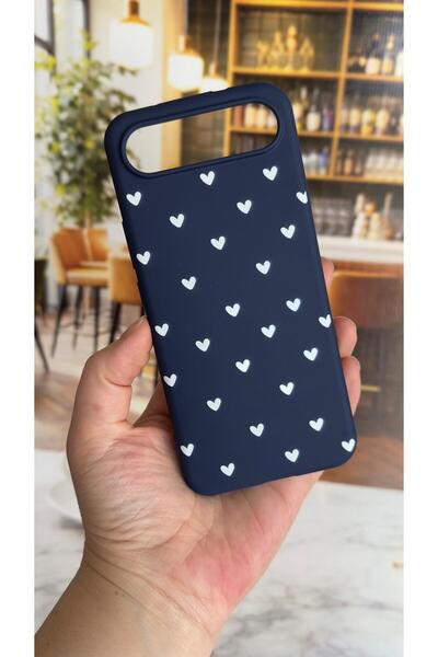 Vip Case Tecno Spark Slim 5g Compatible Mini White Heart Patterned Silicone S...