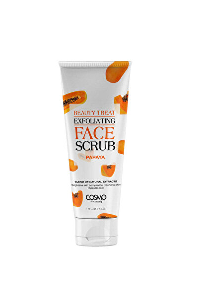 Cosmo Papaya Fruit Enzyme Skin Smoothing Exfoliating Face Scrub (170ml)