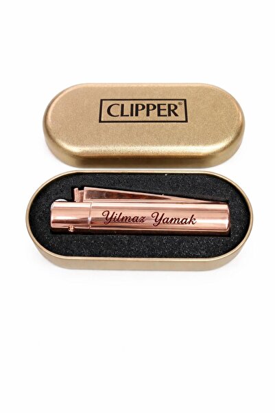 Clipper Kişiye Özel Isimli Metal Çakmak