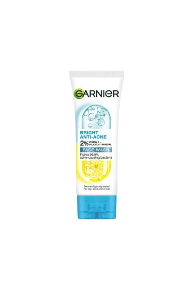 Garnier غسول الوجه برايت المضاد لحب الشباب 100 مل