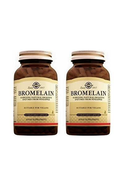 Solgar Bromelain 150 Mg 60 Capsules 2 Pieces Skt: 02/2025