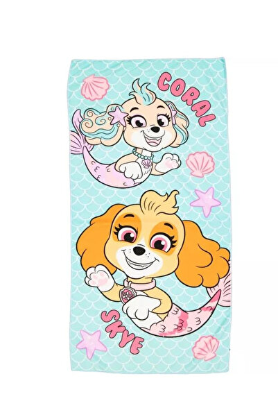 PAW PATROL Πετσέτα θαλάσσης από Πολυεστέρας γοργόνας, 60x120 εκ.