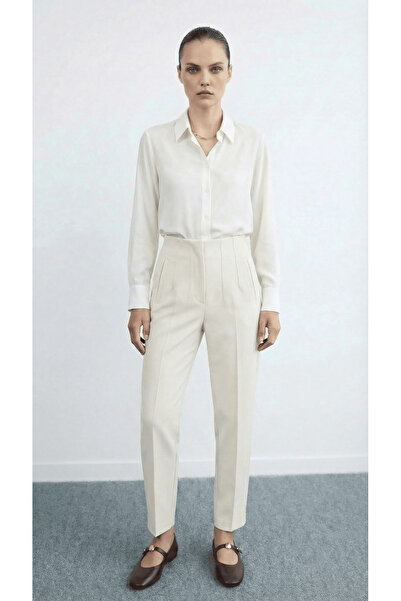 Swass Homie Classic High Waist Trousers - Ecru