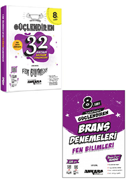 Günay Yayınları Ankara Yayıncılık 8. Sınıf Fen Bilimleri Güçlendiren 32 Hafta...