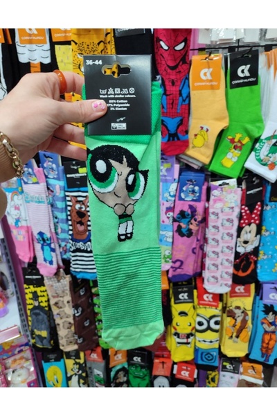senacacollection Uzun Çorap Soket Çorap Figürlü Çoraplar 1 ADET