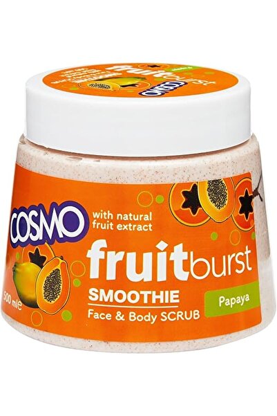 Cosmo Papaya Fruit Enzyme Skin Smoothing Exfoliating Face & Body Scrub (500ml)