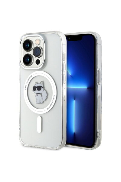 Karl Lagerfeld Husa pentru iPhone 14 Pro - IML MagSafe (KLHMP14LHFCCNOT) - Tr...