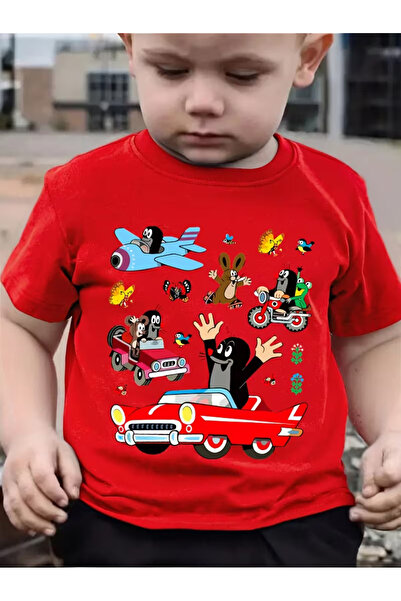 Cevval Short Sleeve Printed Children's T-Shirt