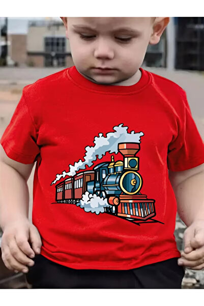 Cevval Short Sleeve Printed Children's T-Shirt