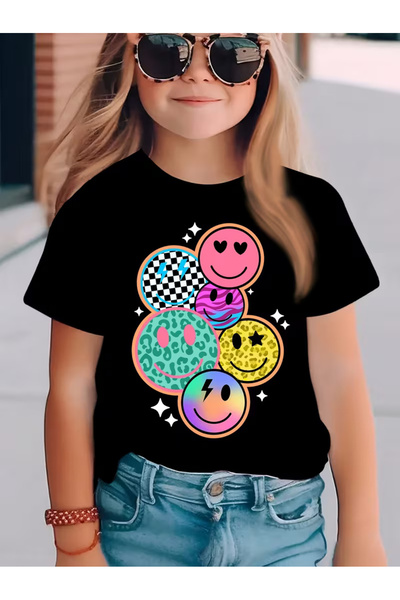 Cevval Short Sleeve Printed Children's T-Shirt