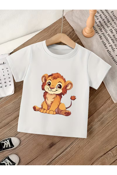 Cevval Short Sleeve Printed Children's T-Shirt