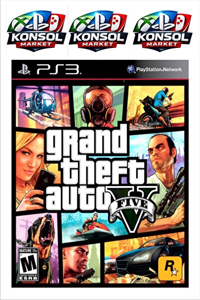 Konsol Market GTA 5 - Playstation 3 Oyunu (Açılmış)