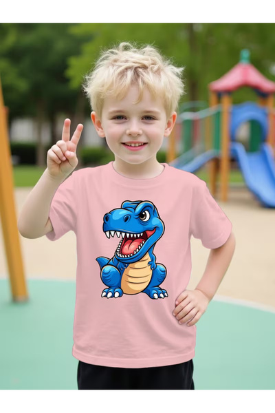 Cevval ДЕТСКА ТЕНИСКА С ЩАМП С КЪС РЪКАВ