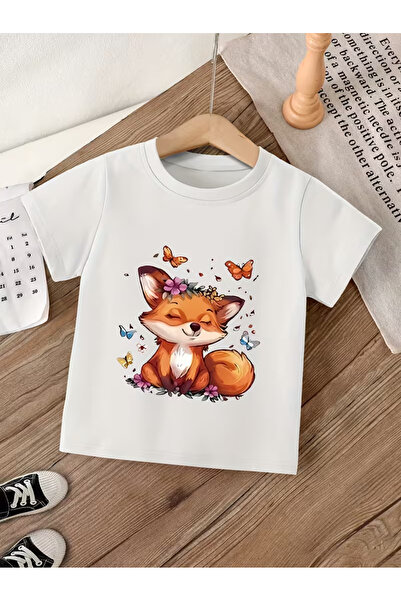Cevval Short Sleeve Printed Children's T-Shirt